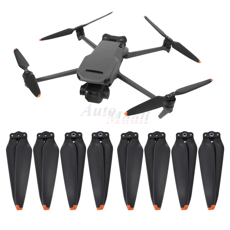 8pcs Low-Noise Quick-Release 9453F Propellers Props For DJI Mavic 3 Drone Orange