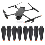 8pcs Low-Noise Quick-Release 9453F Propellers Props For DJI Mavic 3 Drone Orange