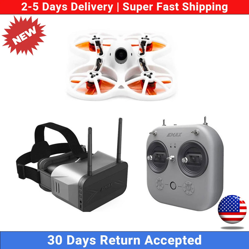 Beginner FPV Drone RTF Kit with Goggles and 8-Channel Transmitter