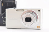 Panasonic Lumix DMC-FX33 White 8.1MP Compact Digital Camera Leica Zoom CCD