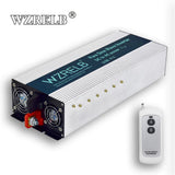 3000W Pure Sine Wave Inverter 12V to 110V Power Converter Truck Home Car Remote