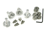 Sunnysky X22 prop adapter set with metal hubs, screws, nuts, and hex key (CW/CCW)
