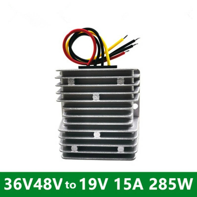 36V/48V to 19V 15A 285W Buck Converter DC-DC Regulator Car Waterproof Power