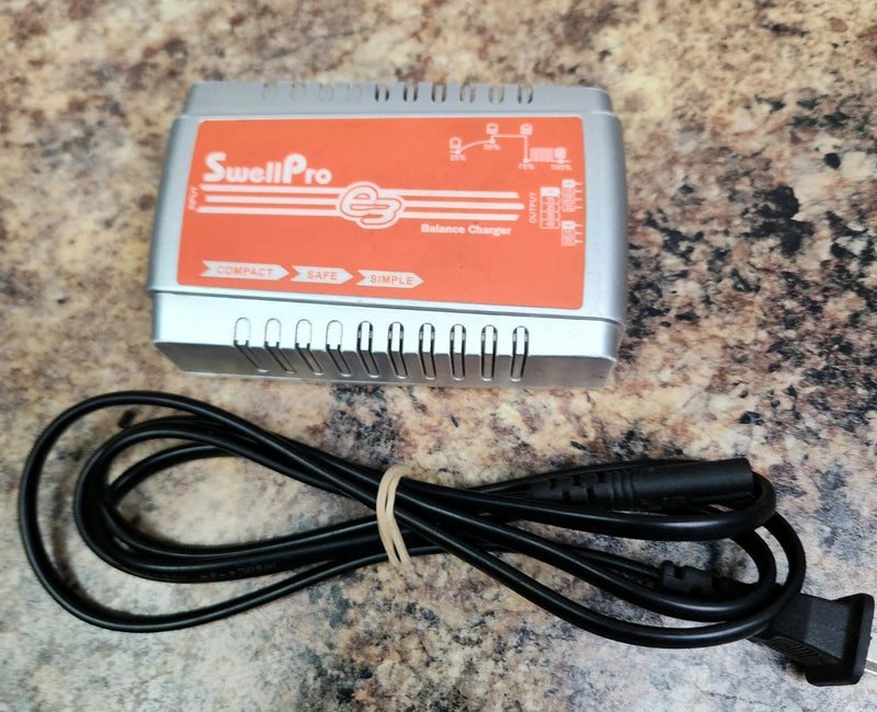 SwellPro E3 Balance Charger for 2-4S Lipo Batteries Only 16.8V 3A 30W