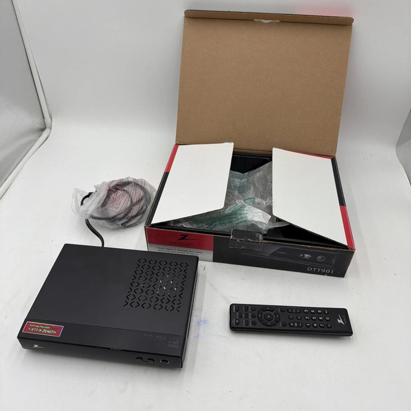 Zenith Digital TV Tuner Converter Box Model DTT901