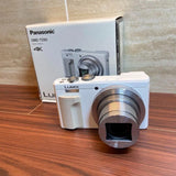 Panasonic LUMIX DMC-TZ85 Compact Digital Camera White 4K with Accessories