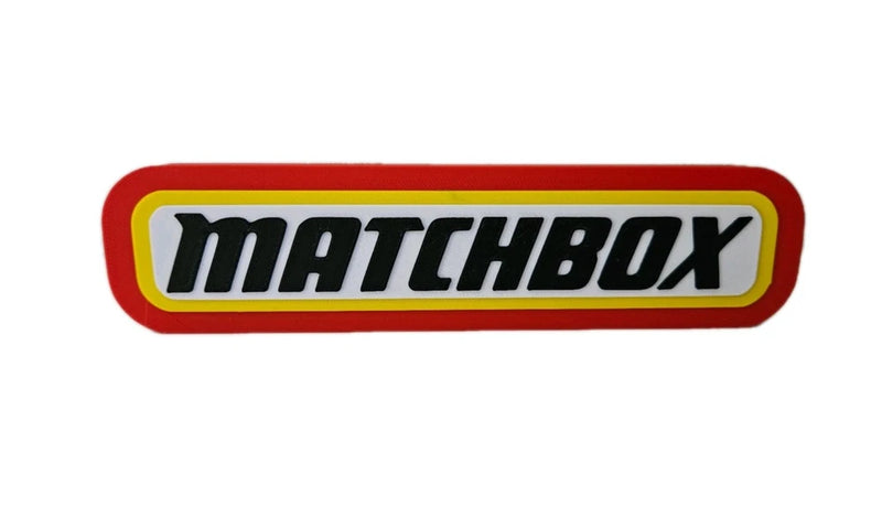 Matchbox Logo Sign | 3D Printed Retro Display | Diecast Car Collector Gift