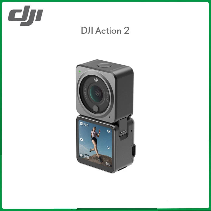 DJI Action 2 Dual-Screen Combo Portable & Wearable 4K 120fps&Super Wide FOV NEW