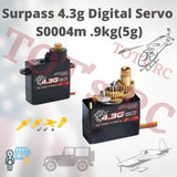 SURPASS Hobby 4.3g Metal Gear Micro Servo for RC plane Robot 1/24 1/28 Truck Car