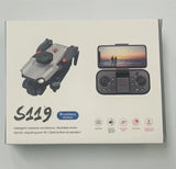 S119 Intelligent Obstacle Avoidance Brushless Motor Dual Lens Drone Black
