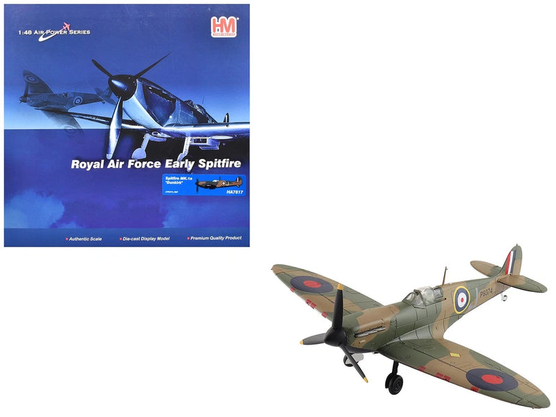 Hobby Master HA7817 1/48 Supermarine Spitfire Mk.1a Fighter Aircraft