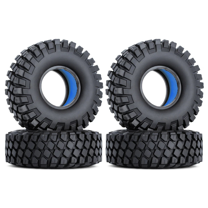 1.9" Wheel Tires Rubber  Tyre for RC Crawler Car Axial SCX10 90046 Traxxas TRX4