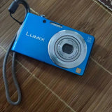 Panasonic LUMIX DMC-FH2/DMC-FS16 14.0MP CCD Digital Camera 100% Working-Blue