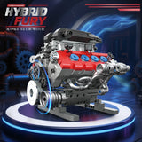 Ferrari SF90 Hybrid Engine Building Blocks Battery Powered Mechanical Model Toy Battery