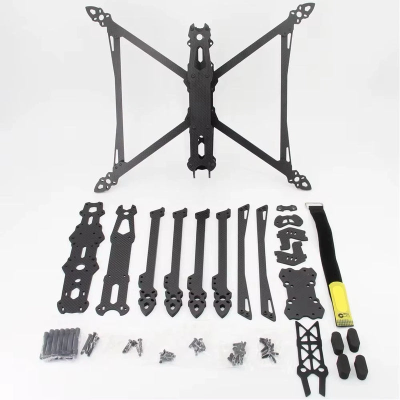 MARK4 V2 8/10 Inch 3K Carbon Fiber Quadcopter Frame Kit, Stack Size 30.5x30.5mm