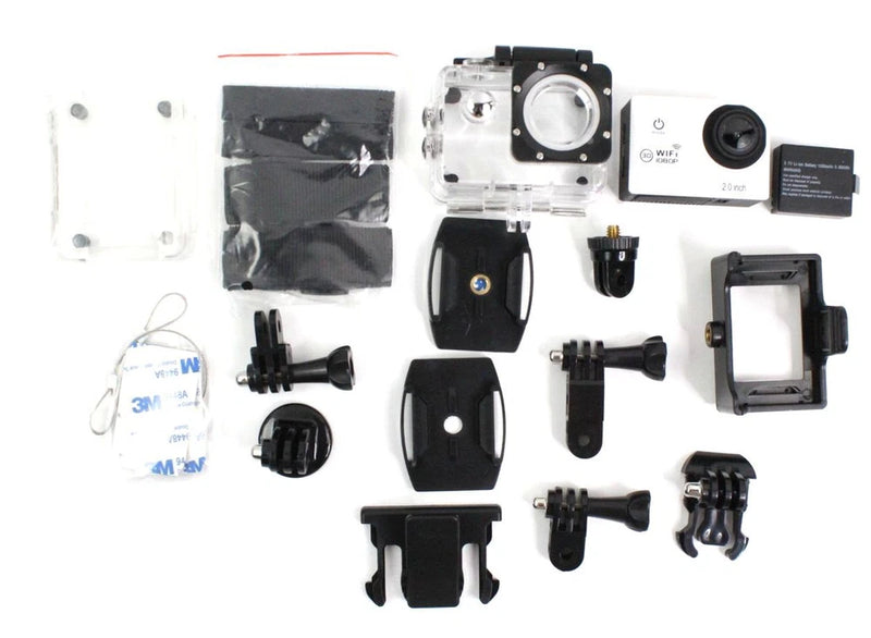 Ultra 4K Action Camera w/ WIFI 1080HD Waterproof Action Camera Camcorder Bundle