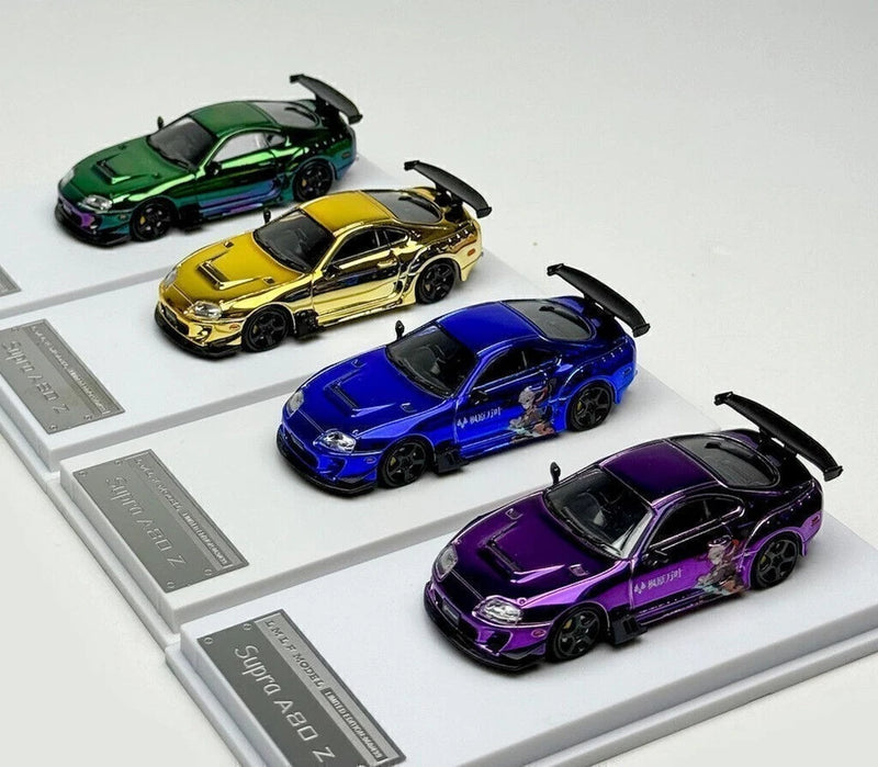 GB 1:64 LMLF JDM Supra A80Z Pandem Racing Sports Model Diecast Collect Car