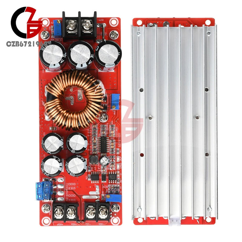 1200W DC Boost Converter 20A Car Step-up Power Supply Module 8-60V to 12-80V New