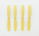 Propellers Props 4Pcs Fits for Rc Parrot Mini drones Rolling Spider Drone yellow