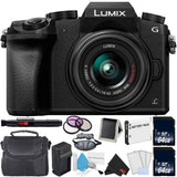 Panasonic Lumix DMC-G7 Mirrorless Digital Camera +14-42mm Lens Bundle +2X 64GB M