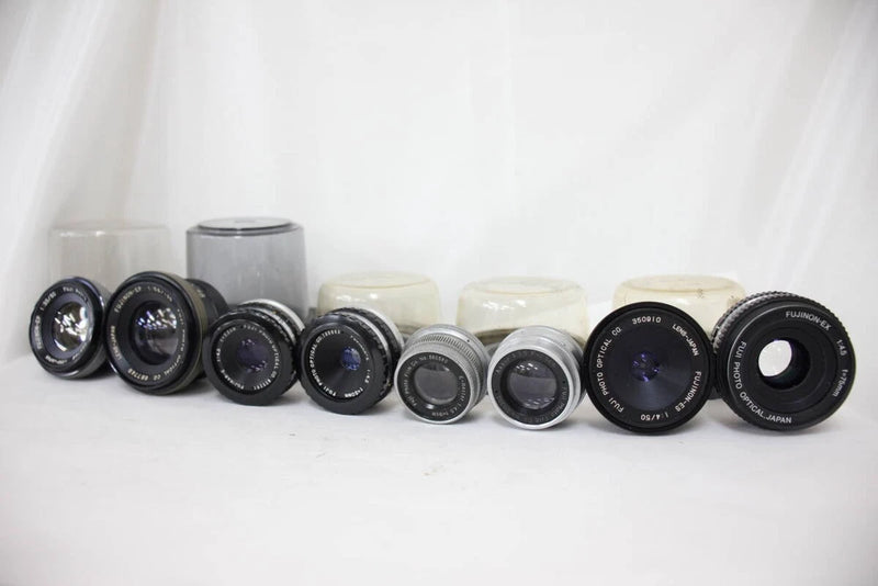Item Set of 8 Fujifilm FUJINON EP 35mm F5.6 50mm F3.5 FUJINON ES 50mm F4 FUJINO