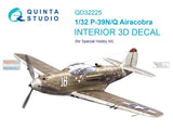 QTSQD32225 1:32 Quinta Studio 3D Decal - P-39N P-39Q Airacobra (SPH kit)