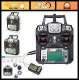 10CH 2.4GHz RC Transmitter Controller & FS-iA6B Receiver for Drone & Boat Racing