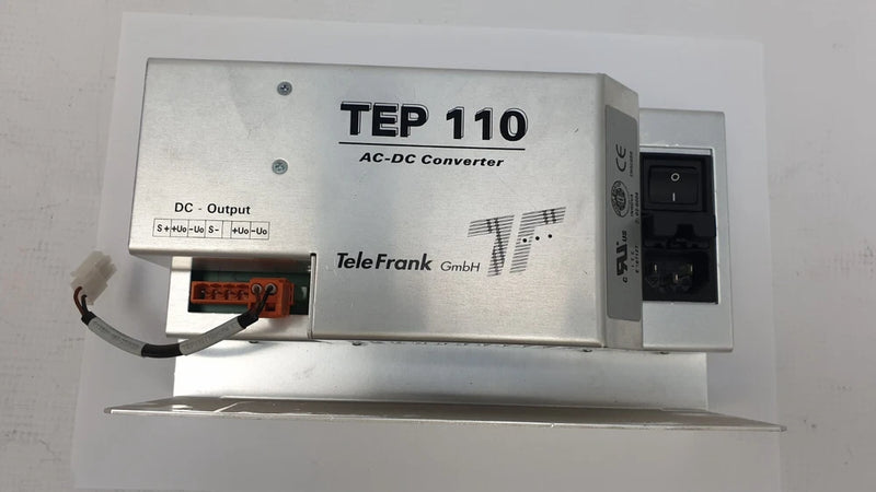 TeleFrank TEP 110 AC-DC Converter, Model TEP110-24, Used