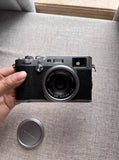 Fujifilm X100F Silver 24.3MP Digital Compact Cam Sleek Build High - Res Photo