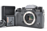 Near Mint Fujifilm X-T2 Black Mirrorless Digital Camera Body Shutter Count 62