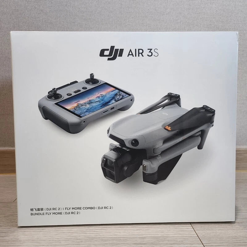 DJI Air 3S Fly More Combo drone and controller with built-in screen