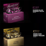 1:64 Xcartoys Pop Race PANDEM ELISE RWB930 TRUCK Box Set Diecast Model Car Gifts