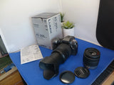 Panasonic Lumix DMC-G7 + G 14-42mm & 45-200mm mkII Micro Four Thirds BUNDLE 16mp