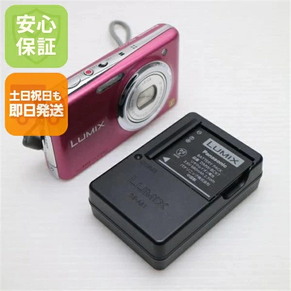 Canon DMC-FX77 Compact Camera Pink Used Very Good from Japan
