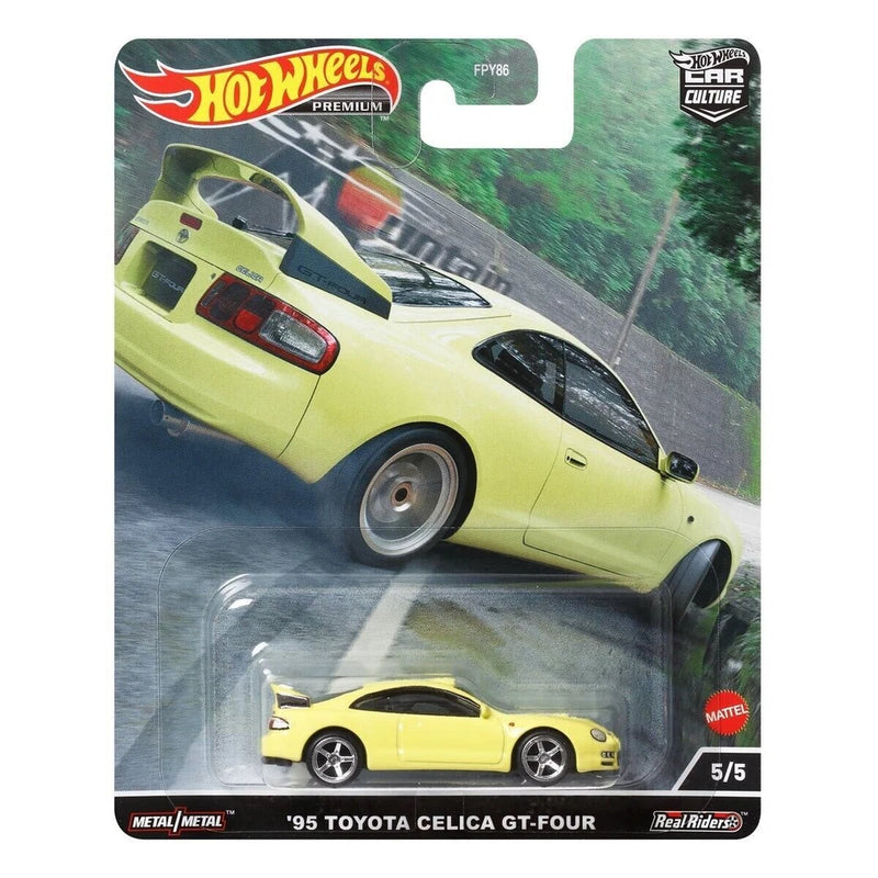 Hot Wheels 2022 Car Culture "Mountain Drifters" '95 Toyota Celica GT-Four Model