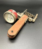 Antique Hoyt Gauge Battery Cell Tester - Wooden Frame Model CT-20 Made in USA Battery