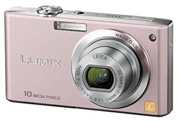 Panasonic Lumix FX35 Digital Camera Pink 12.1MP Compact From Japan