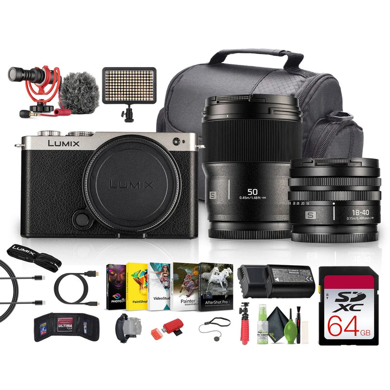 Panasonic Lumix S9 Mirrorless Camera (Silver), Lithium-Ion Battery