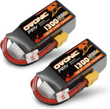 4s Lipo Battery 120C 1300mAh 14.8V Lipo Battery with XT60 Plug for RC FPV Battery