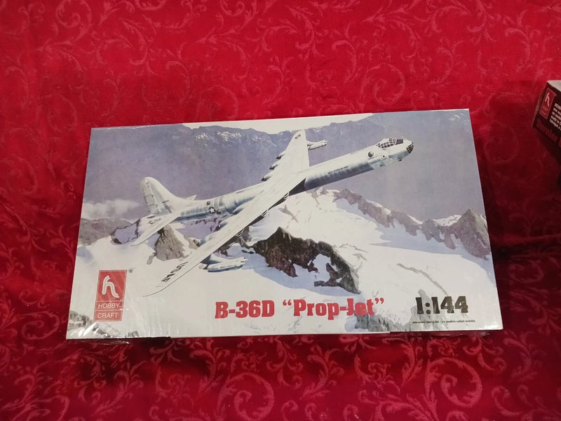 1:144 B-36D Prop-Jet model kit box with aircraft artwork