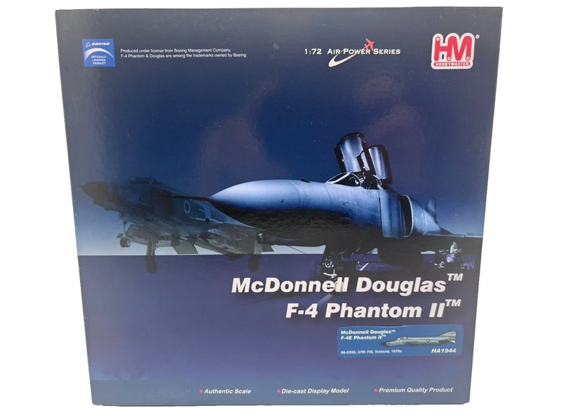 HobbyMaster 1/72 F-4E Phantom II model kit box with McDonnell Douglas artwork