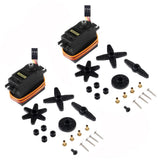AEDIKO 2pcs MG995 Servo Motor Control 180 Angle Metal Gear 20KG