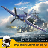 2.4G RC F4U 4CH EPP Airplane Ready to Fly 400mm Wingspan Foam Plane with Xpilot