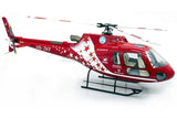 Roban 700 AS-350 Air Zermatt RC Helicopter Fuselage Airzermatt V2 Version Red