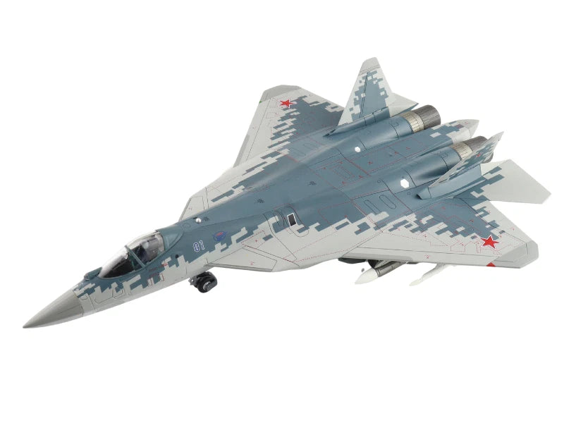 Sukhoi Su-57 Stealth Fighter Diecast 1:72 Scale Model - Hobby Master HA6806