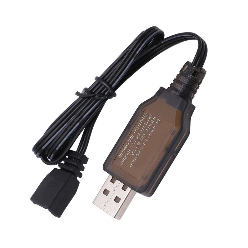 1/16 RC Car Charger 7.4V 1000mA Lipo Battery USB Charger Charging Cable For 1/16