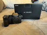 FUJIFILM X-S20 26.1 MP Mirrorless Camera - Black (Body Only)