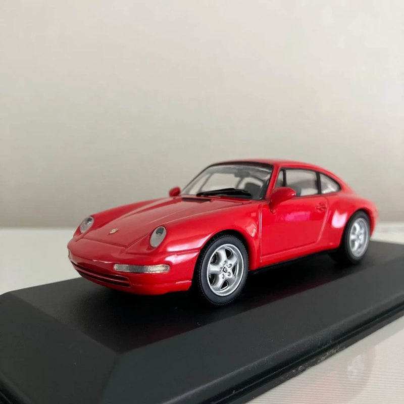 MINICHAMPS Porsche 911 Carrera 1/43 Red Diecast Car Model Collectible