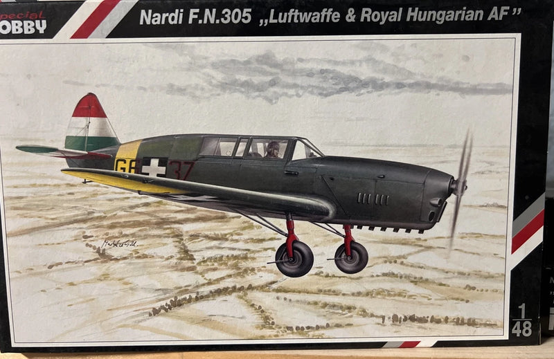 Special Hobby Nardi F.N.305 Luftwaffe & Royal Hungarian AF 1/48 model kit box art