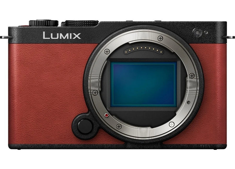 Panasonic LUMIX S9 Body Only Jet Black x Crimson Red Leather